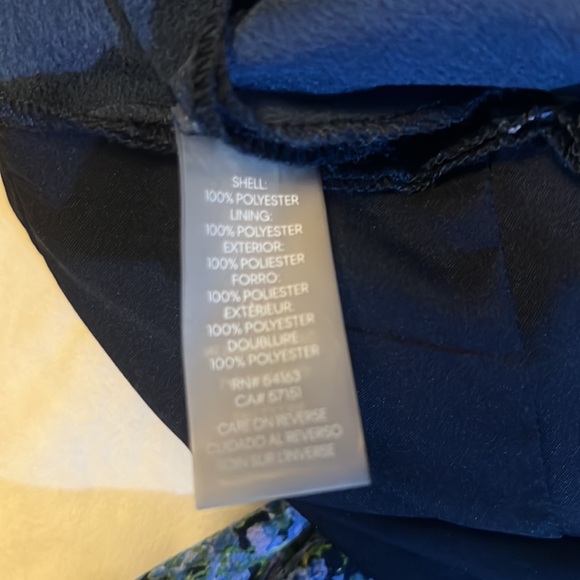 Karl Lagerfeld Navy Floral Dress - Picture 7 of 7